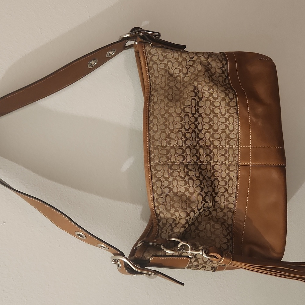 Coach Canvas & Leather handbag